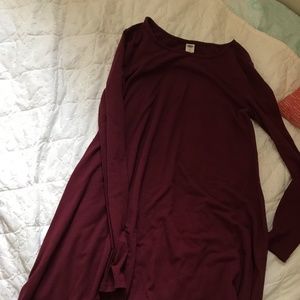 Long sleeve t shirt dress